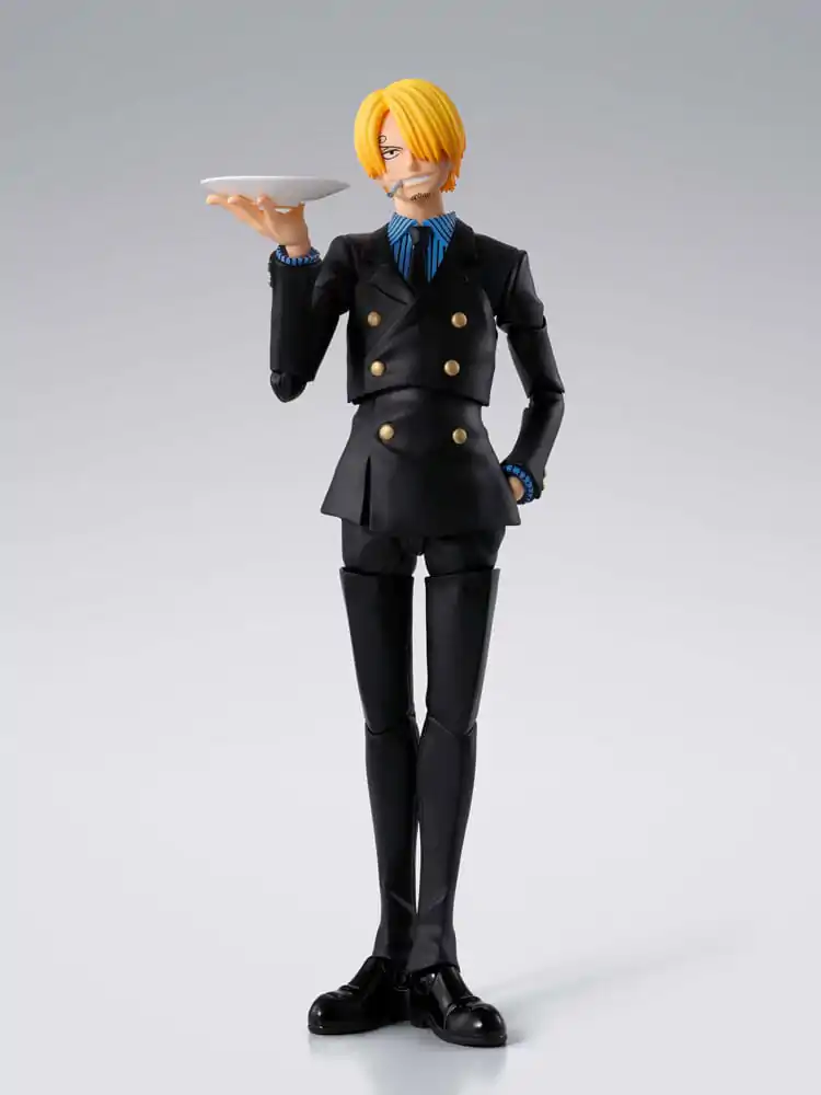 One Piece S.H.Figuarts akční figurka Sanji Romance Dawn Ver. 15 cm fotografii produktu