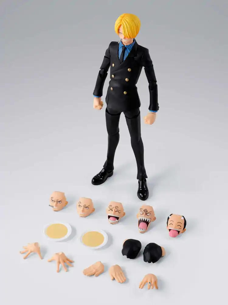 One Piece S.H.Figuarts akční figurka Sanji Romance Dawn Ver. 15 cm fotografii produktu