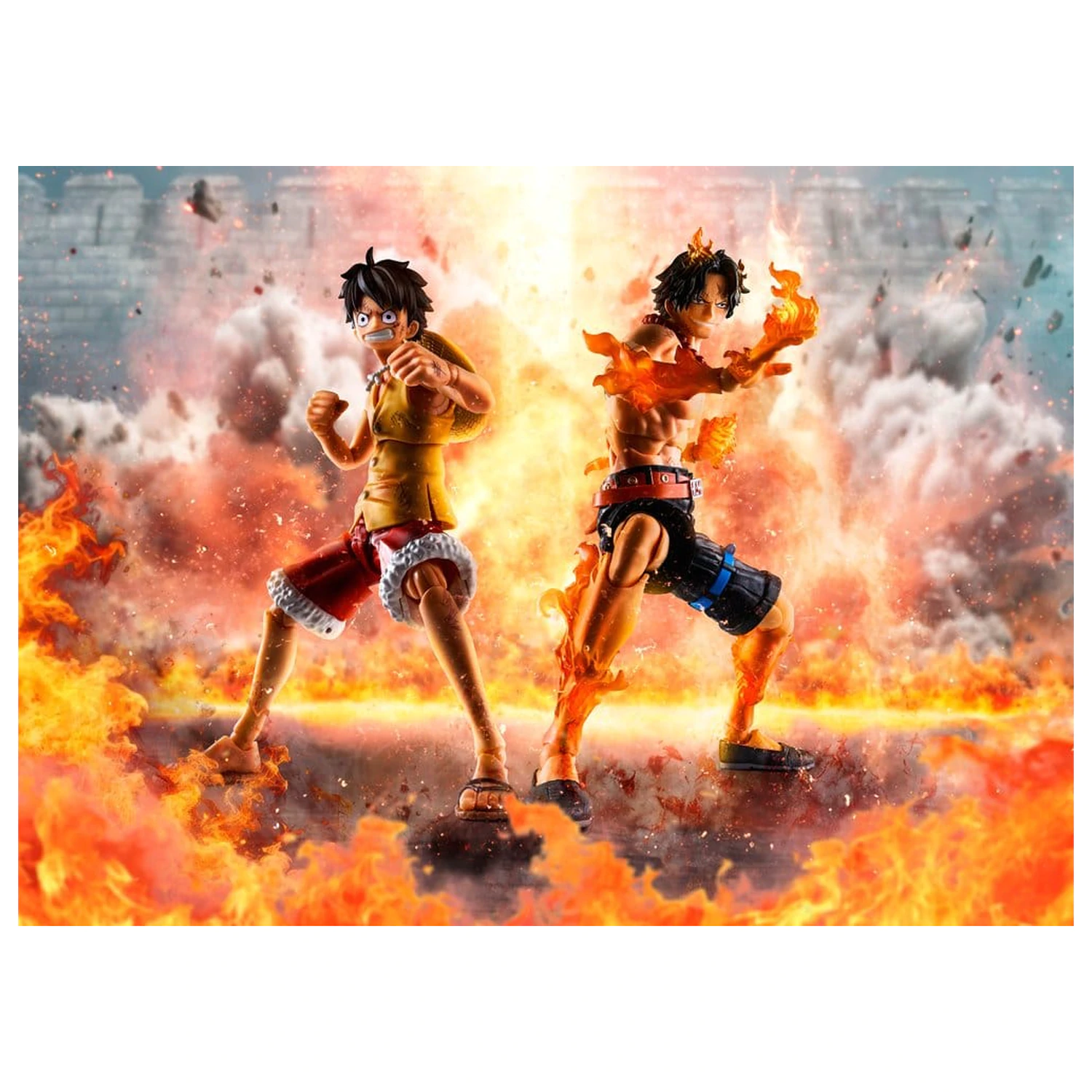 One Piece S.H. Figuarts akční figurka Portgas D. Ace -Marineford- 16 cm fotografii produktu