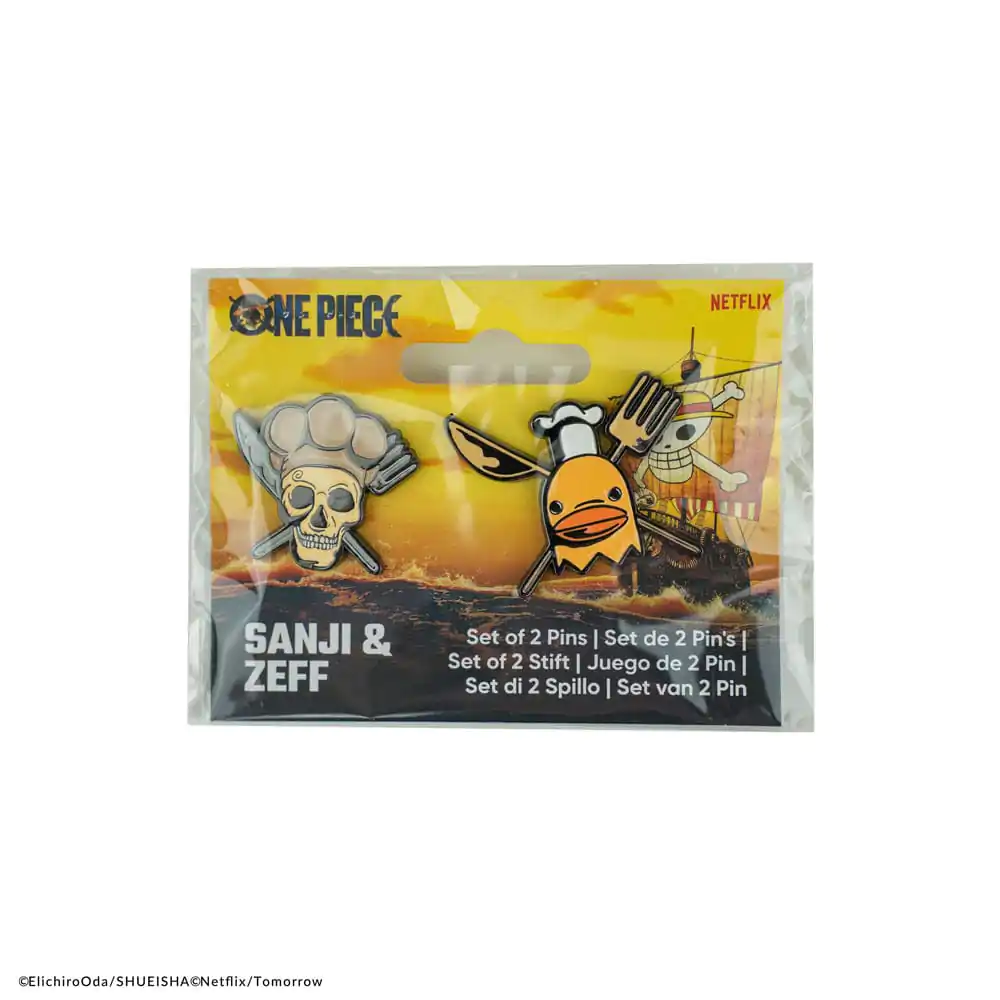 Sada odznaků One Piece 2-Pack Sanji & Zeff fotografii produktu