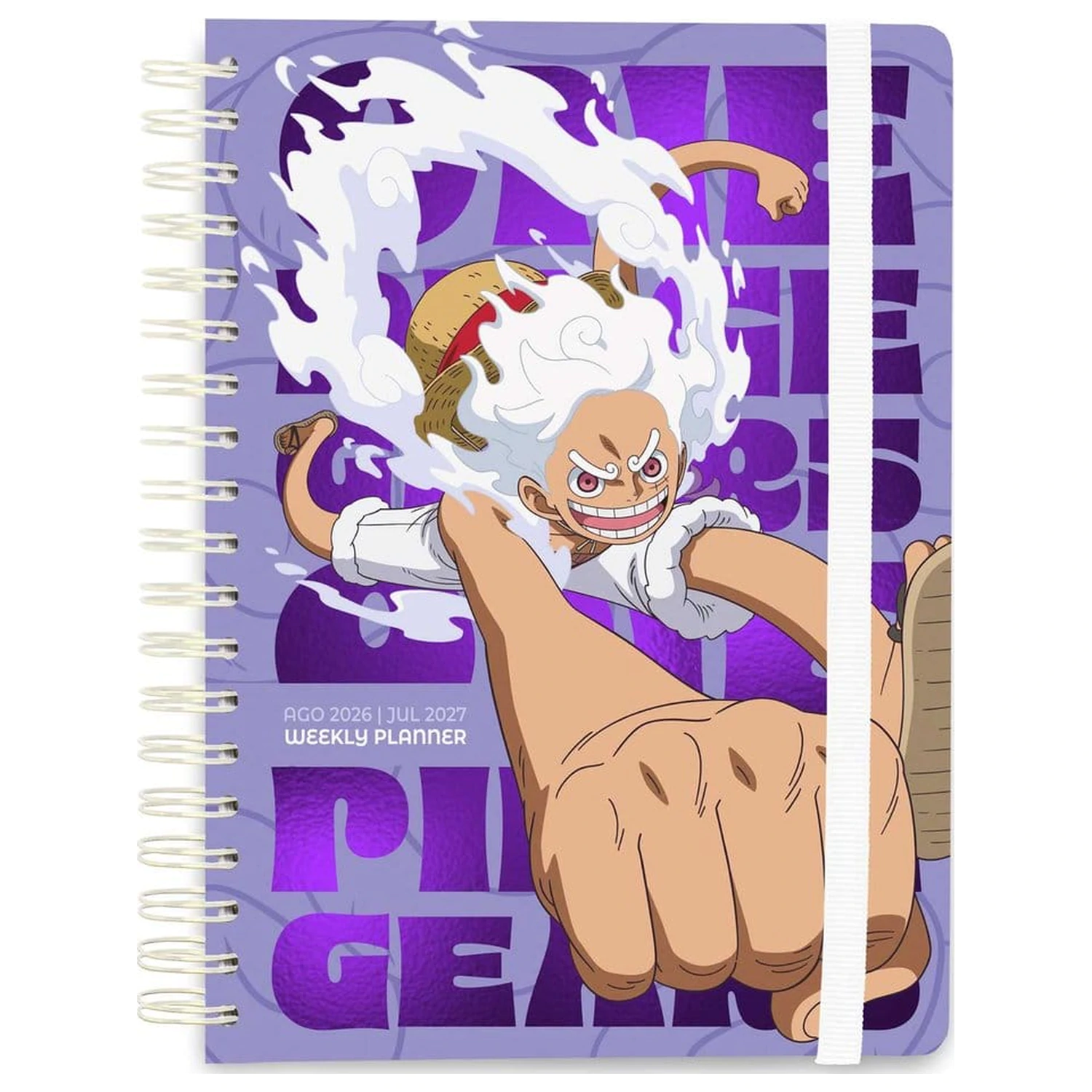One Piece školní deník týdenní diář 2026/2027 Gear 5 A5 fotografii produktu