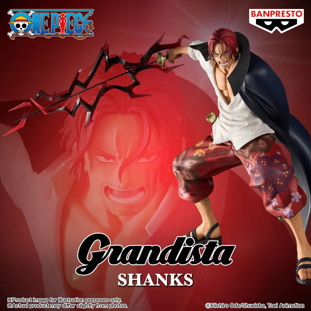 One Piece Shanks Grandista figurka 22 cm fotografii produktu