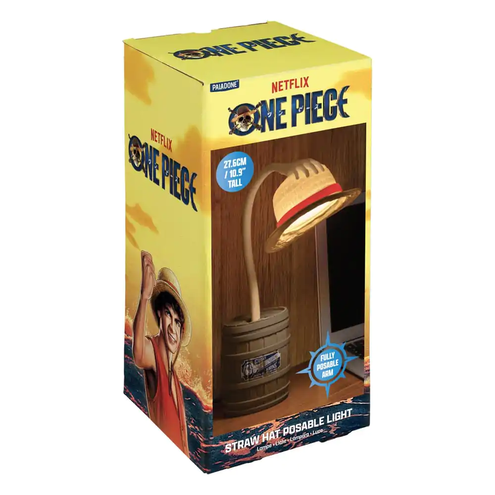 One Piece Polohovatelná Stolní Lampa Slaměný Klobouk 28 cm fotografii produktu