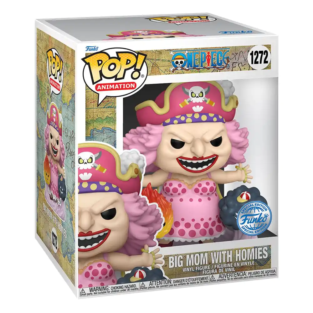 One Piece Super Sized POP! Animation Vinylová figurka Big Mom w/Homies 15 cm fotografii produktu