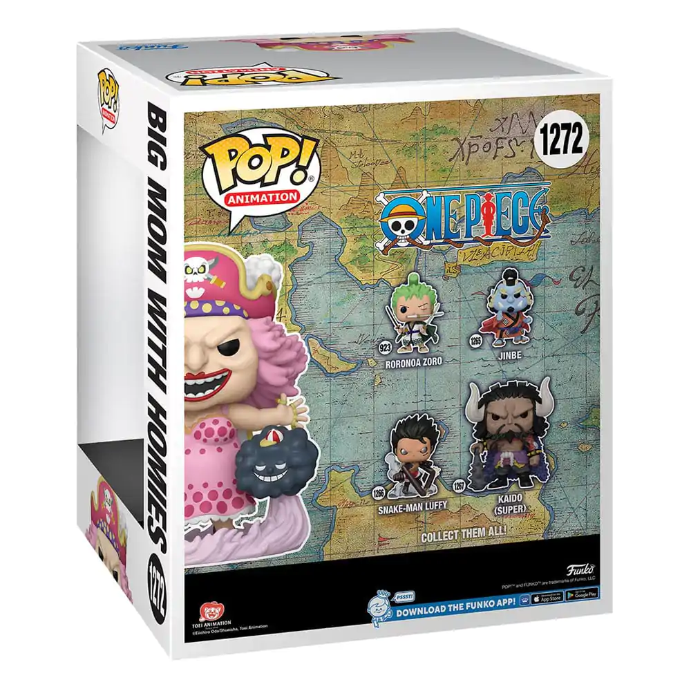 One Piece Super Sized POP! Animation Vinylová figurka Big Mom w/Homies 15 cm fotografii produktu