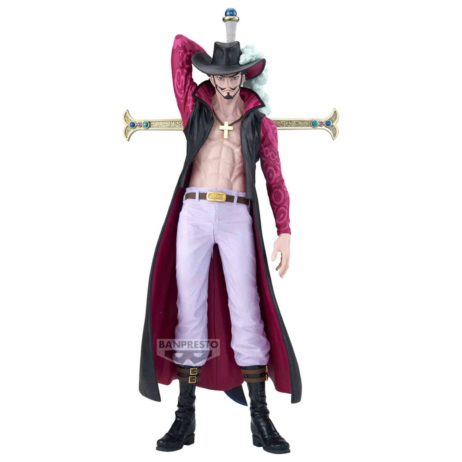 One Piece The Anime figurka Dracule Mihawk 34 cm fotografii produktu