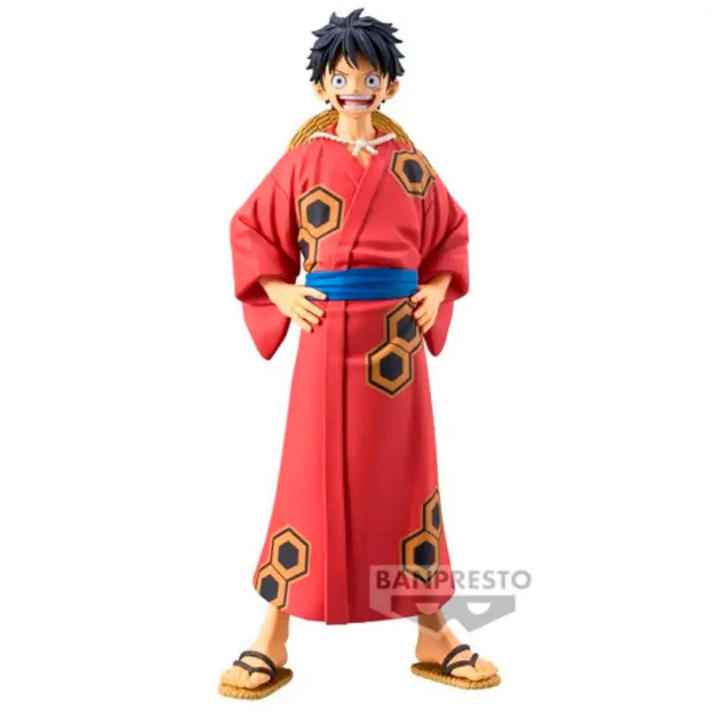 One Piece The Grandline Series Wanokuni Yukata Monkey D Luffy figurka 16 cm fotografii produktu