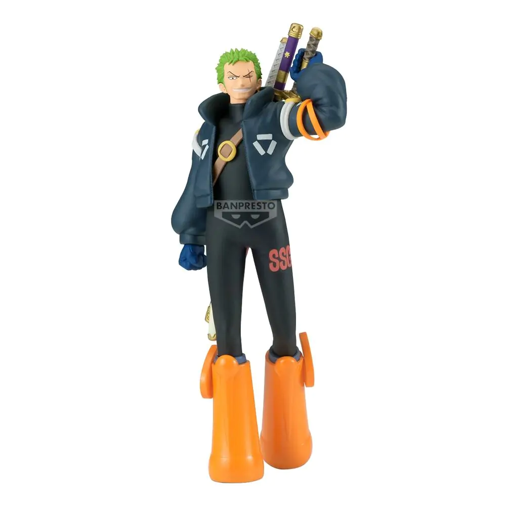 One Piece The Shukko Roronoa Zoro Egghead figurka 17 cm fotografii produktu