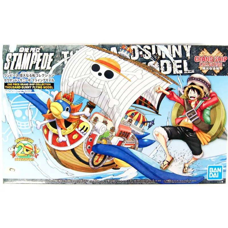 One Piece Thousand-Sunny Flying Model Ship Model Kit figurka 12 cm fotografii produktu