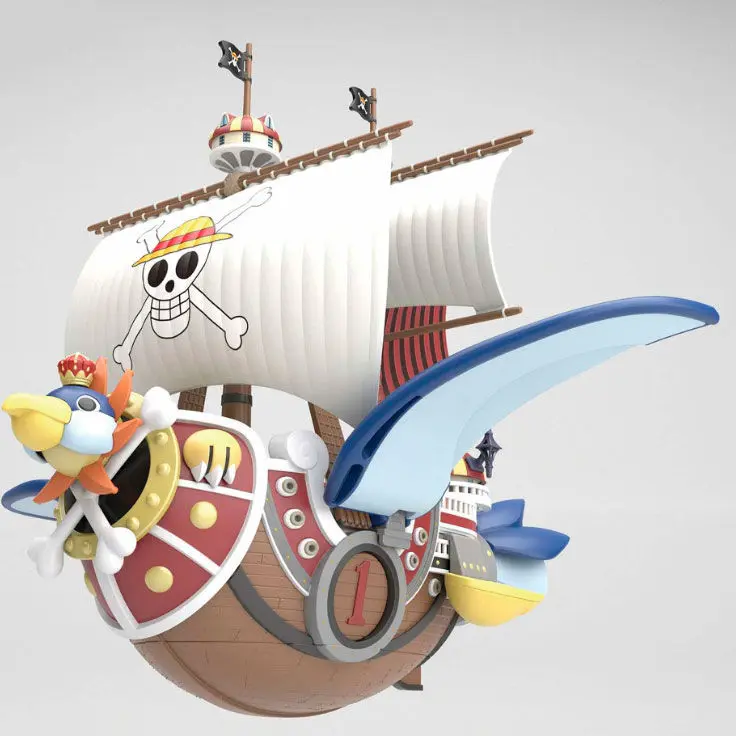 One Piece Thousand-Sunny Flying Model Ship Model Kit figurka 12 cm fotografii produktu