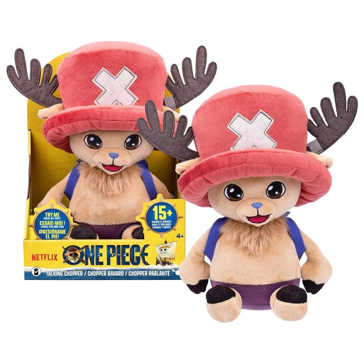 One Piece Tony Tony Chopper mluvící plyšová hračka 28 cm fotografii produktu