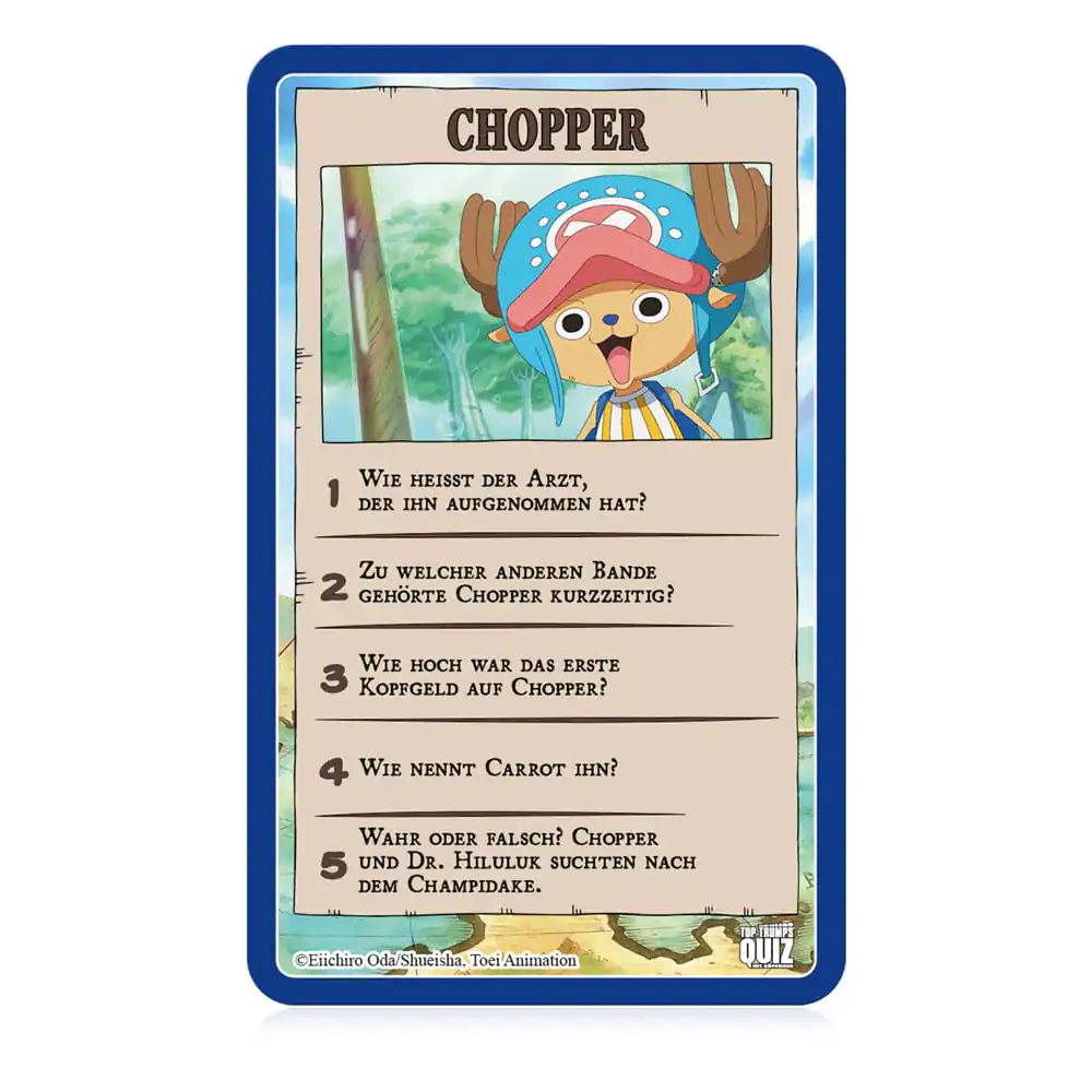 One Piece Card Game Kvíz Top Trumps *Německá verze* fotografii produktu