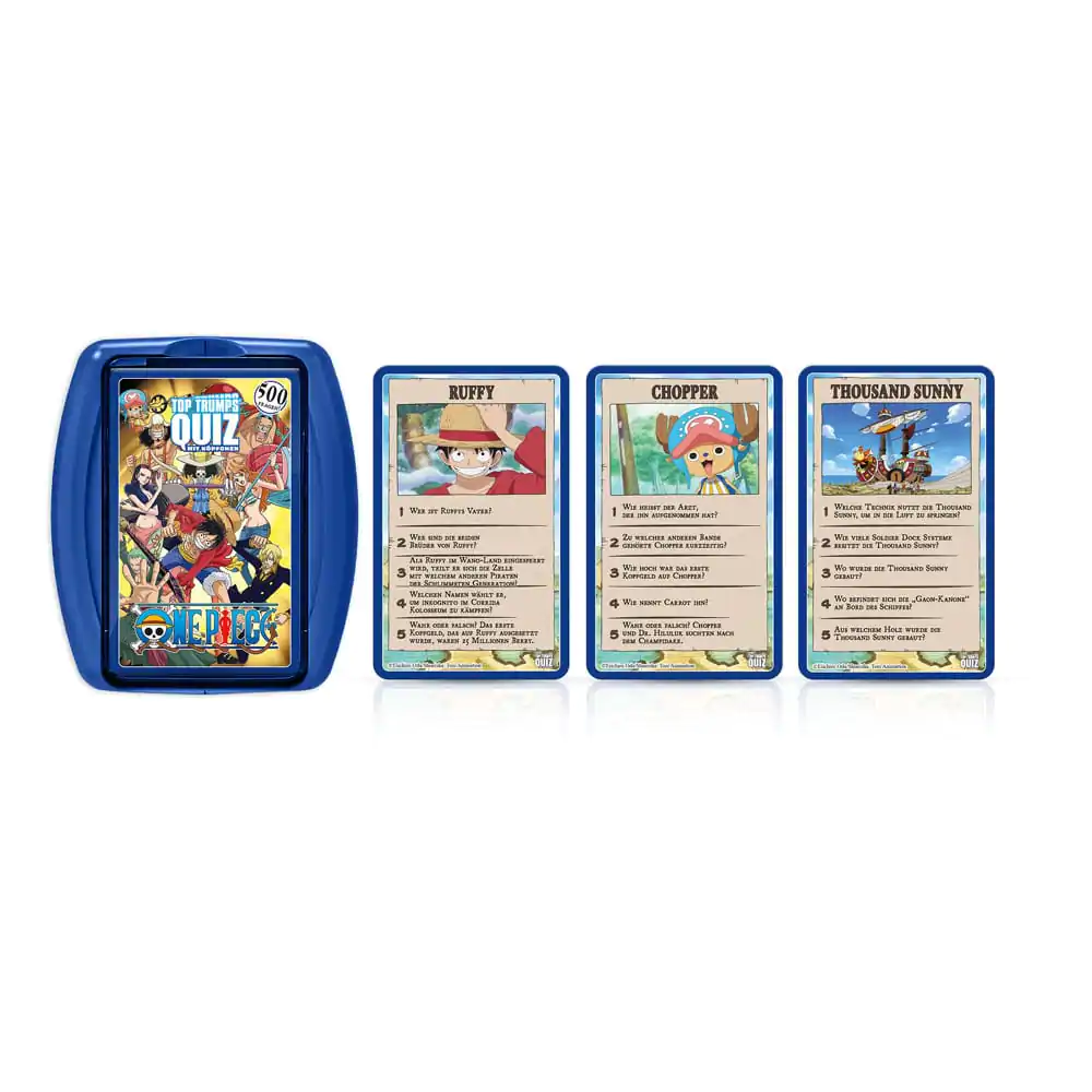 One Piece Card Game Kvíz Top Trumps *Německá verze* fotografii produktu