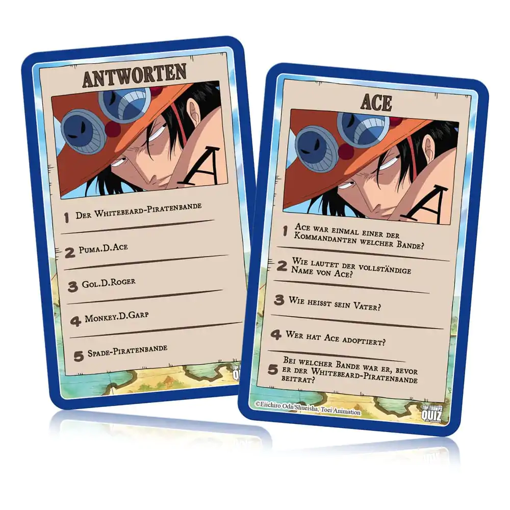 One Piece Card Game Kvíz Top Trumps *Německá verze* fotografii produktu