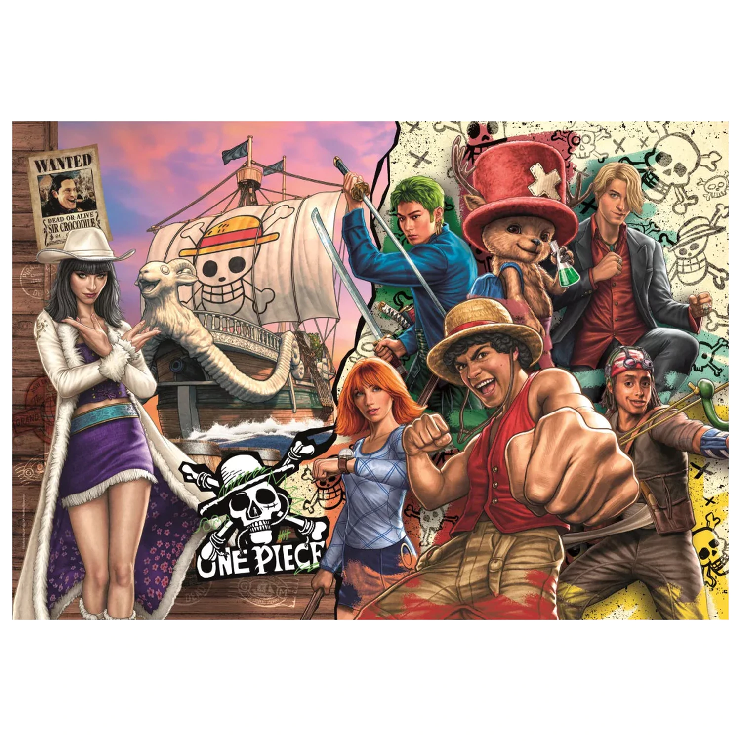 One Piece Treasure Hunt puzzle se 180 dílky fotografii produktu