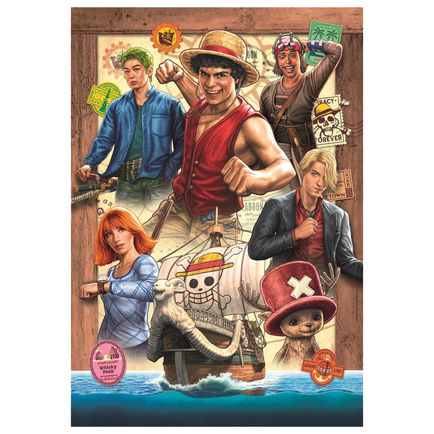 One Piece Treasure Hunt 300dílné puzzle fotografii produktu