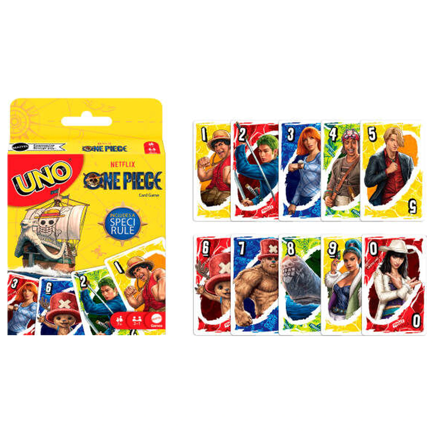 One Piece UNO karetní hra fotografii produktu