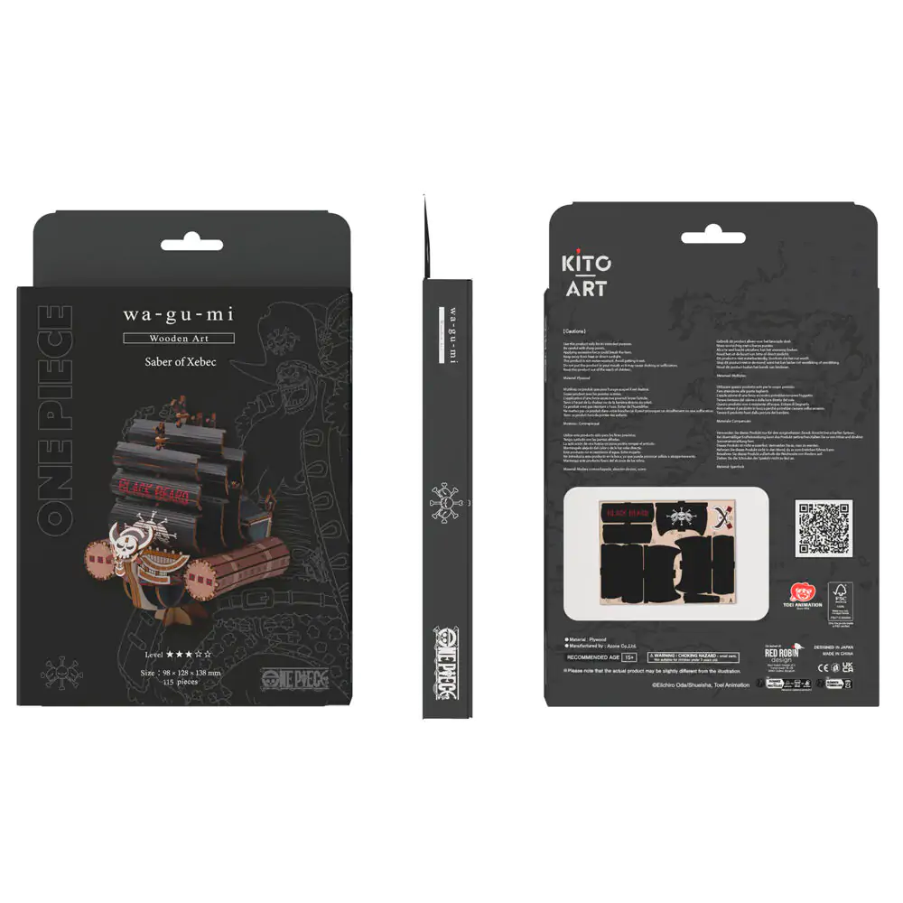 One Piece Wa-Gu-Mi Saber of Xebec Assembly set 115 dílků fotografii produktu