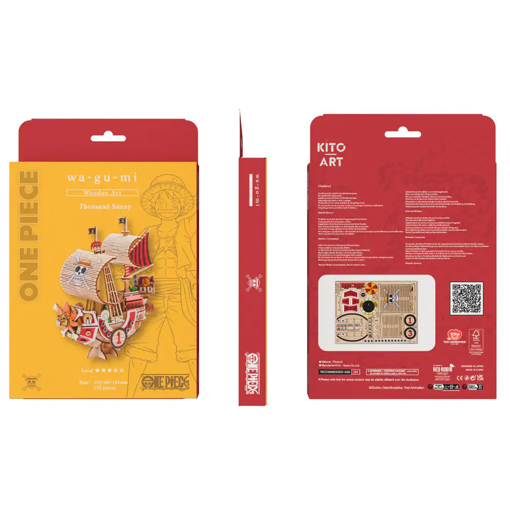 One Piece Wa-Gu-Mi Thousand Sunny Sestavitelná sada 135 ks fotografii produktu