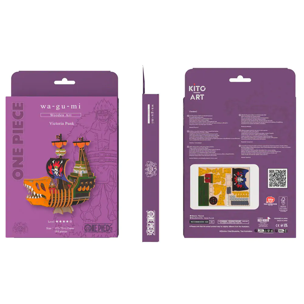 One Piece Wa-Gu-Mi Victoria Punk Sestavitelná sada 188 ks fotografii produktu