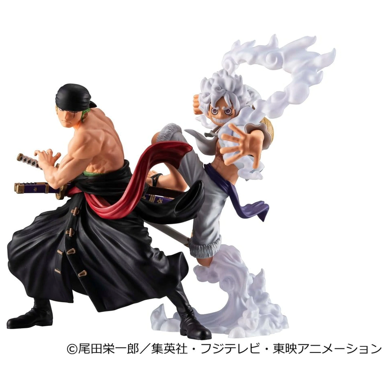 One Piece Wallstar PVC figurky 2-pack Monkey D. Luffy Gear Fifth & Roronoa Zoro (dárek zdarma) 10 cm fotografii produktu