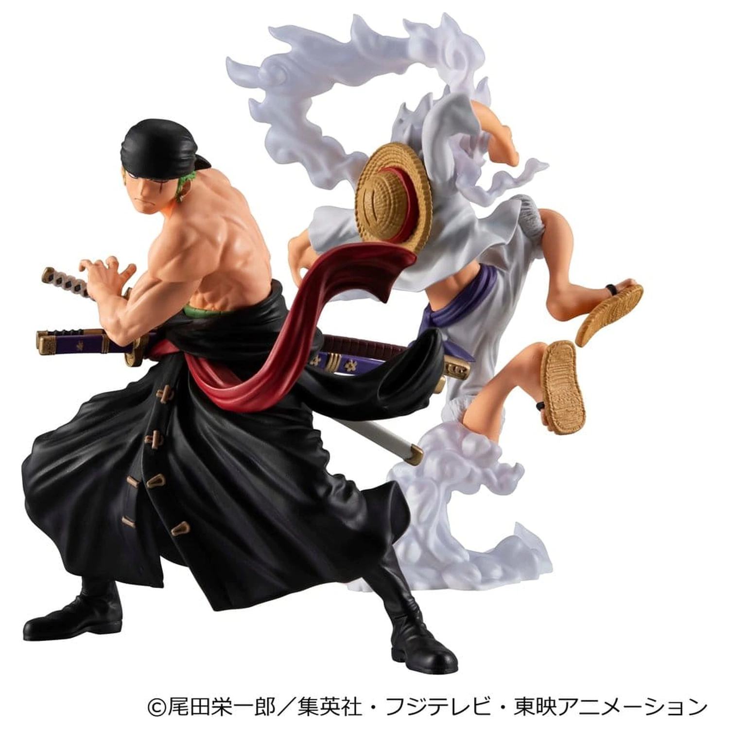 One Piece Wallstar PVC figurky 2-pack Monkey D. Luffy Gear Fifth & Roronoa Zoro (dárek zdarma) 10 cm fotografii produktu