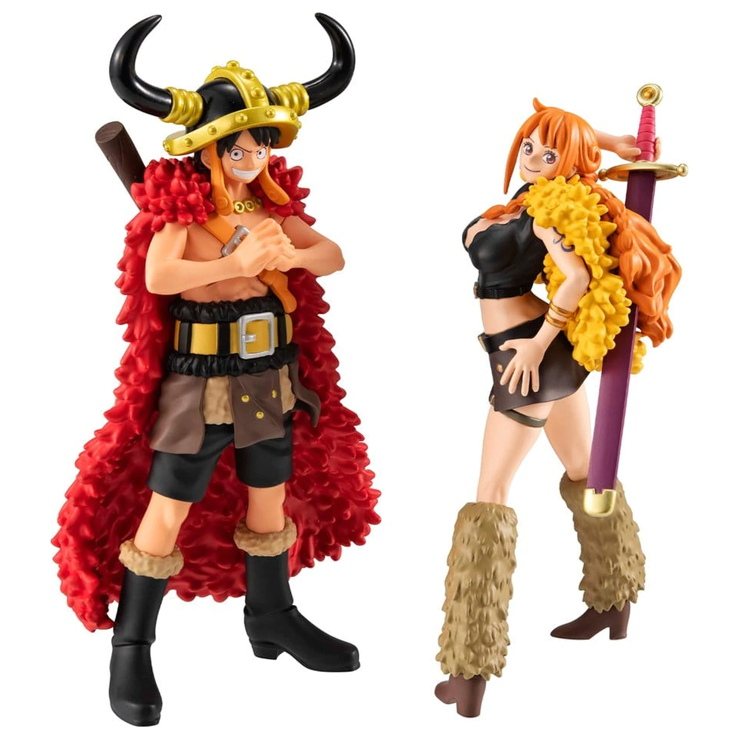 One Piece WALLSTAR PVC figurky 2-balení Monkey D. Luffy & Nami Ver. Elbaph 11 cm (s dárkem) fotografii produktu