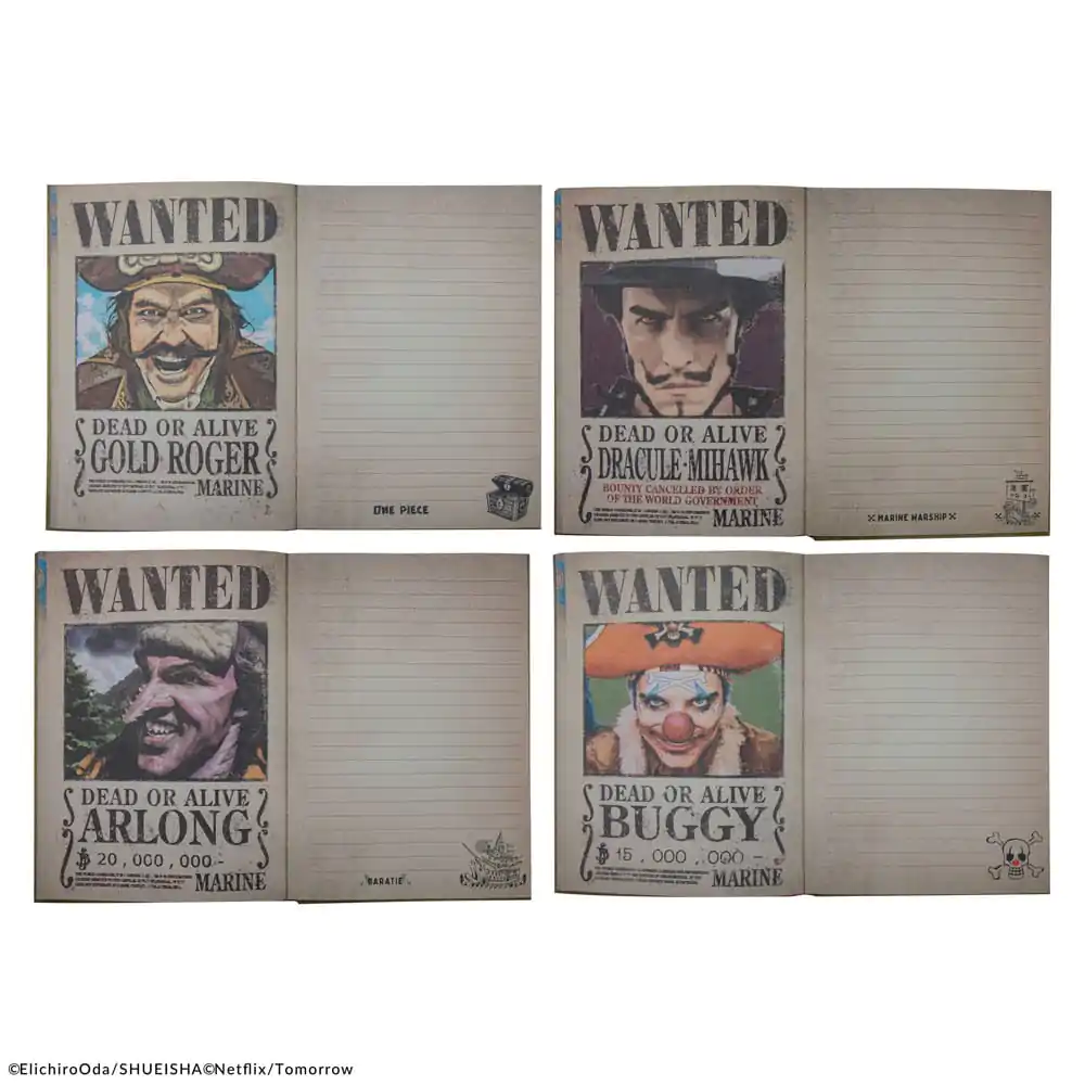 Zápisník One Piece Wanted Posters fotografii produktu
