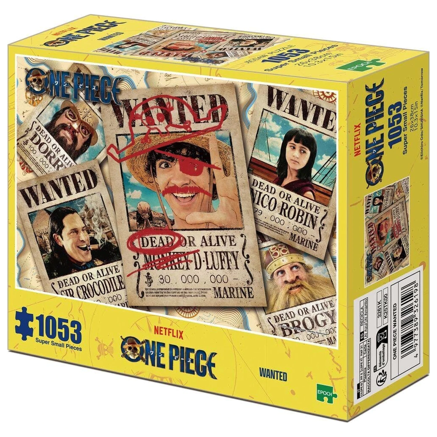 One Piece puzzle s 1000 dílky Wanted fotografii produktu