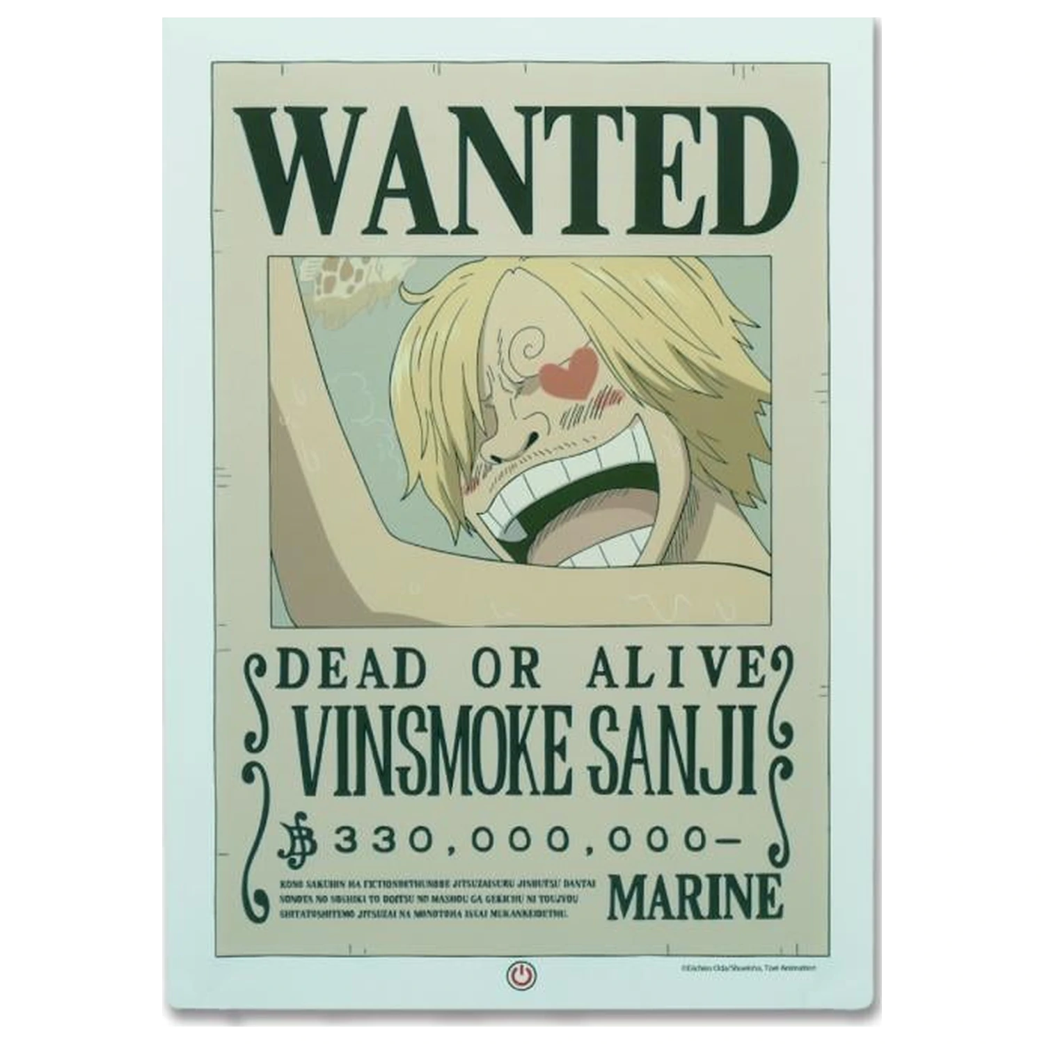 One Piece Wanted Sanji neonová lampa 30 cm fotografii produktu