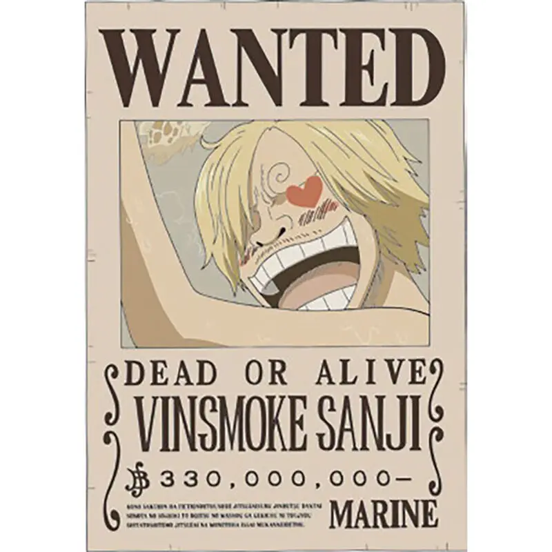 One Piece Wanted Sanji neonová lampa 30 cm fotografii produktu
