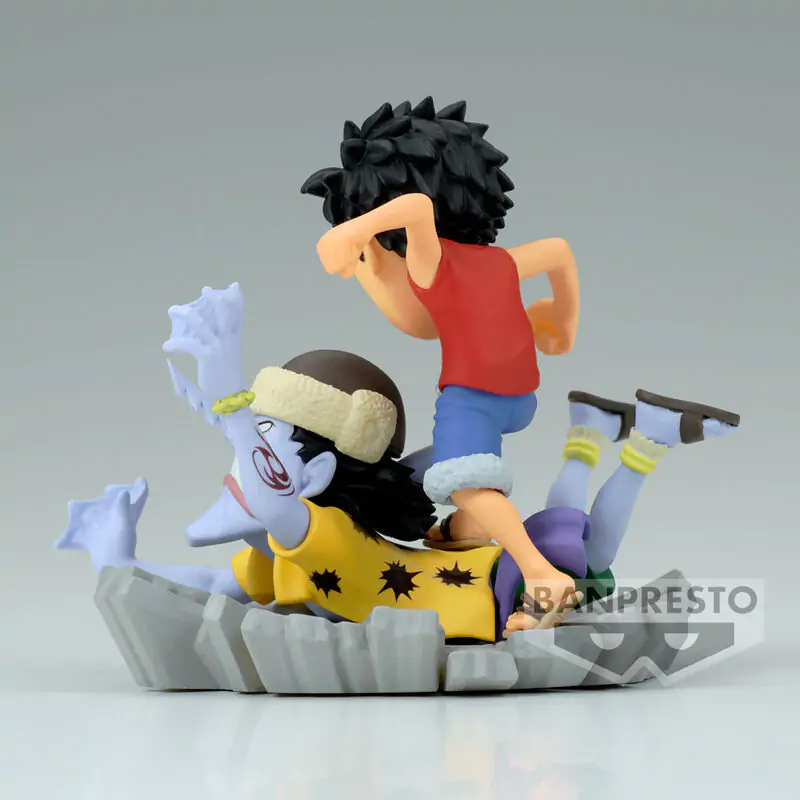 One Piece WCF Log Stories figurka Luffy vs Arlong 7 cm fotografii produktu