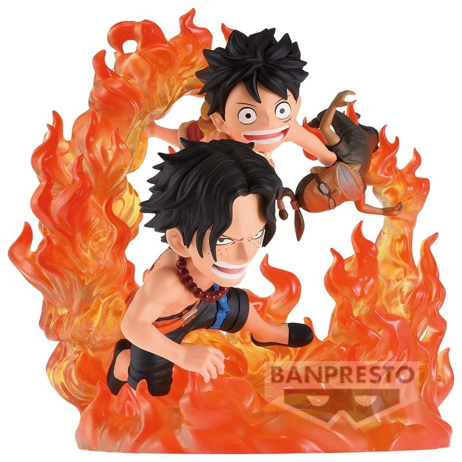 One Piece WCF Log Stories Marineford Portgas D Ace & Monkey D Luffy figurka 10cm fotografii produktu