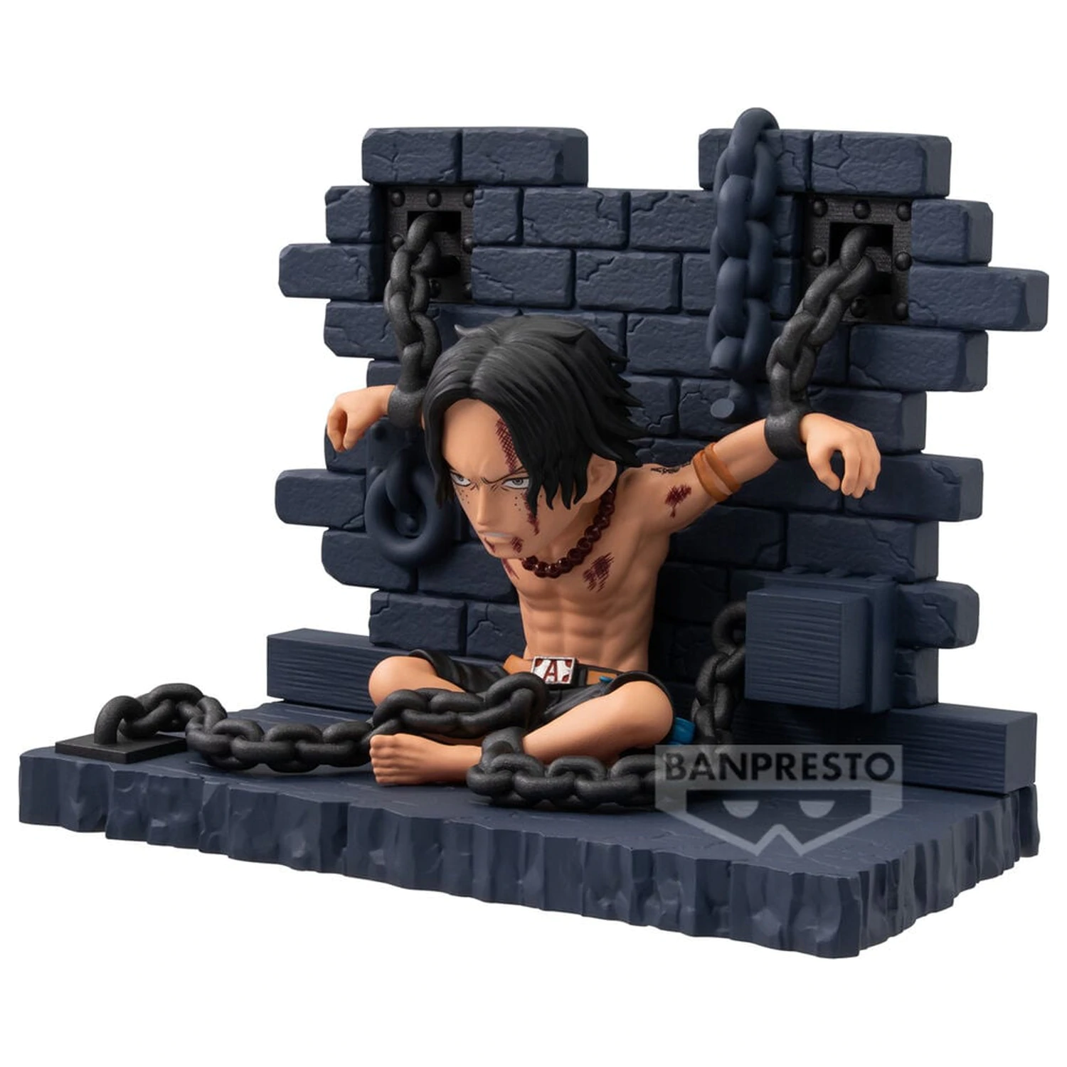 One Piece WCF Log Stories Portgas D Ace Impeldown figurka 8cm fotografii produktu