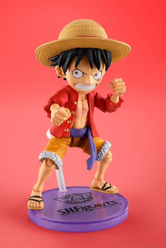 One Piece World Collactable Figures x S.H. Figuarts Akční figurka Monkey D. Luffey 8 cm fotografii produktu