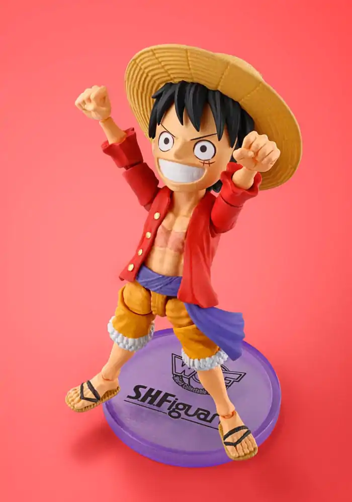 One Piece World Collactable Figures x S.H. Figuarts Akční figurka Monkey D. Luffey 8 cm fotografii produktu