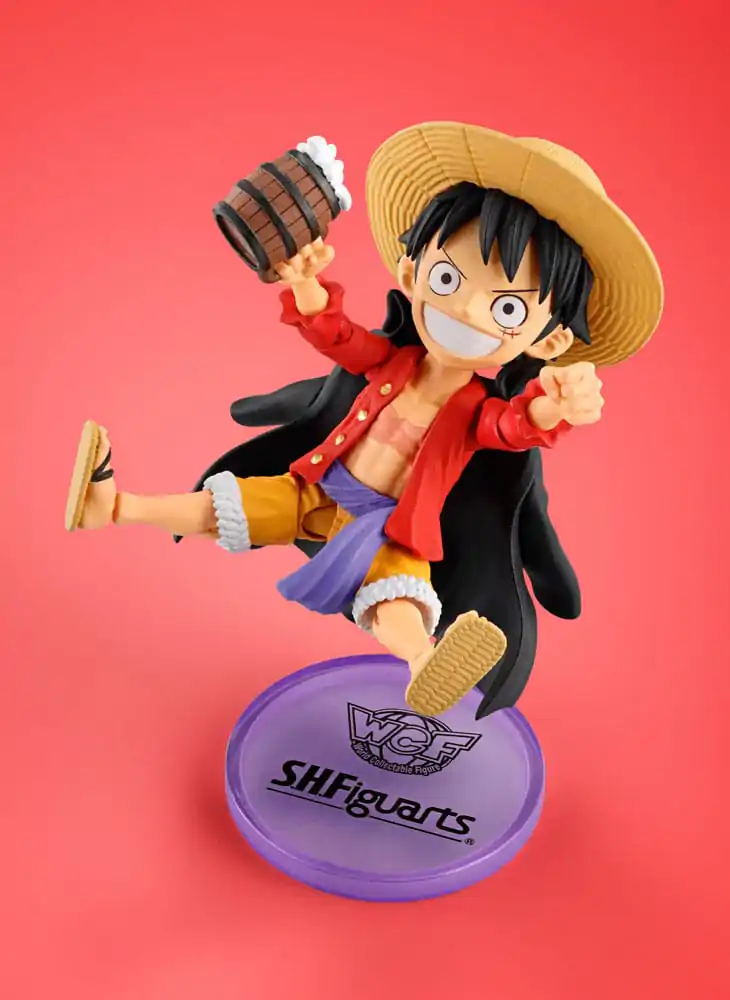 One Piece World Collactable Figures x S.H. Figuarts Akční figurka Monkey D. Luffey 8 cm fotografii produktu