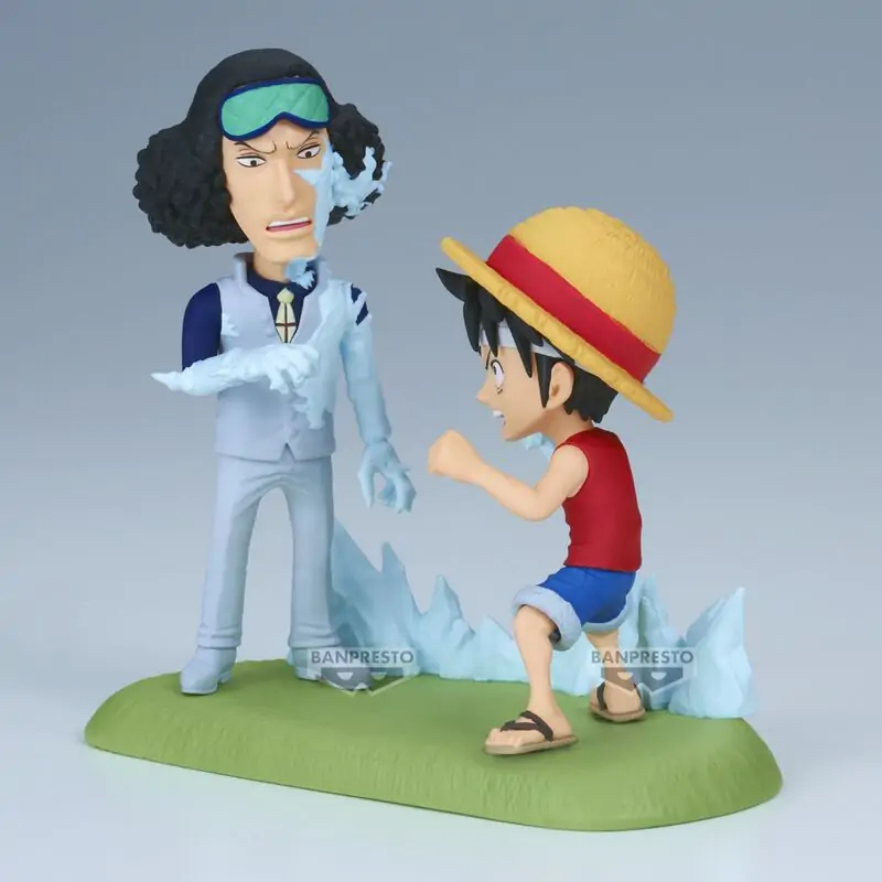 One Piece World Collectable Figure Log Stories Monkey D. Luffy vs Kuzan 9 cm figurka fotografii produktu