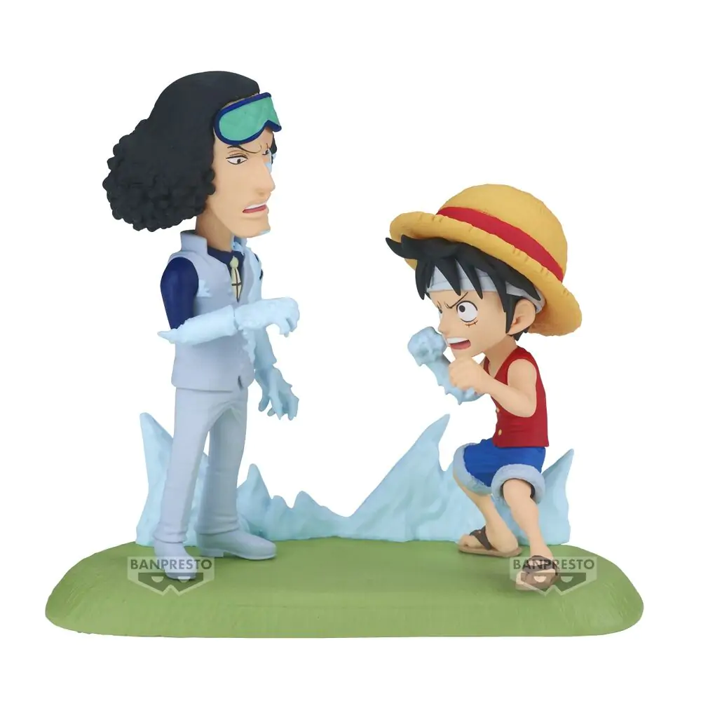 One Piece World Collectable Figure Log Stories Monkey D. Luffy vs Kuzan 9 cm figurka fotografii produktu