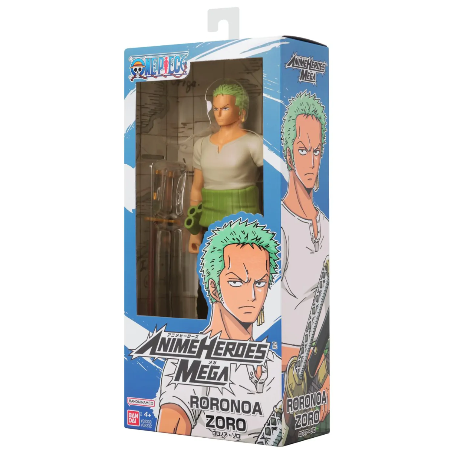 One Piece Zoro Anime Heroes Mega figurka 30cm fotografii produktu