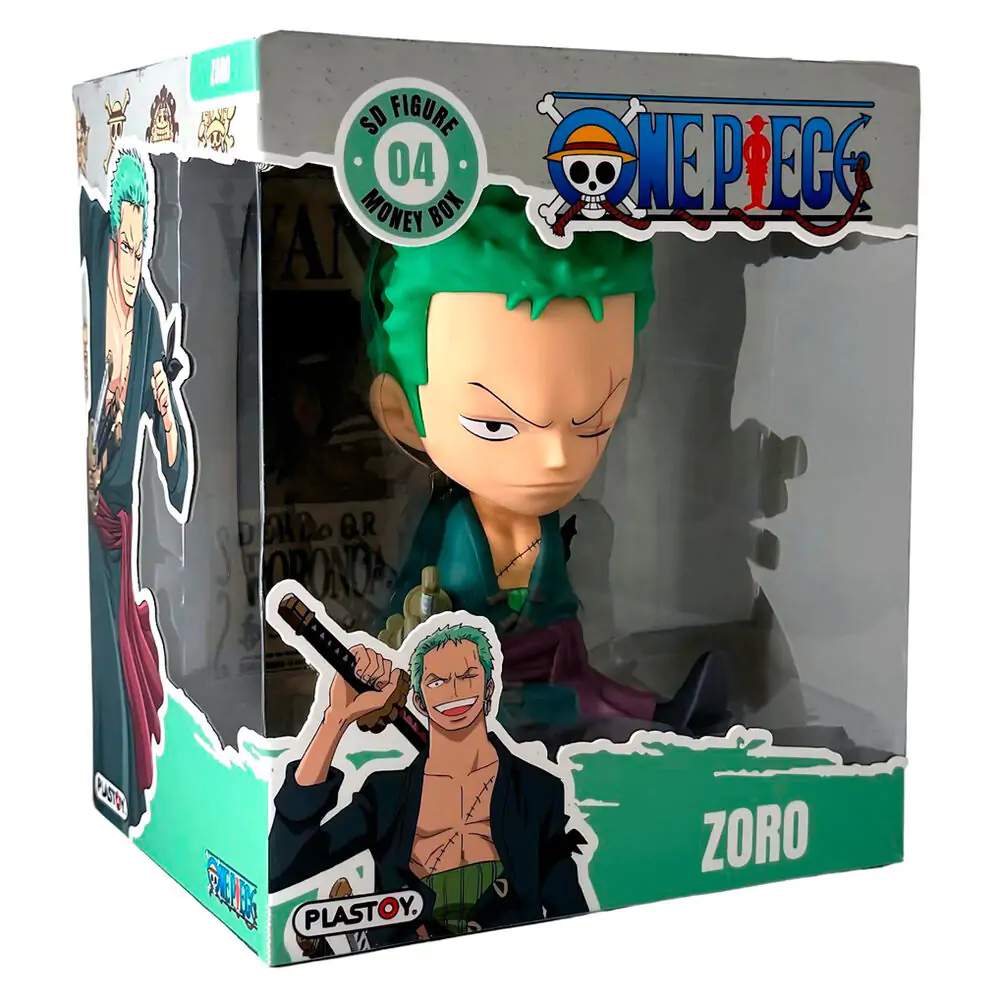 One Piece Zoro pokladnička figurka 18 cm fotografii produktu