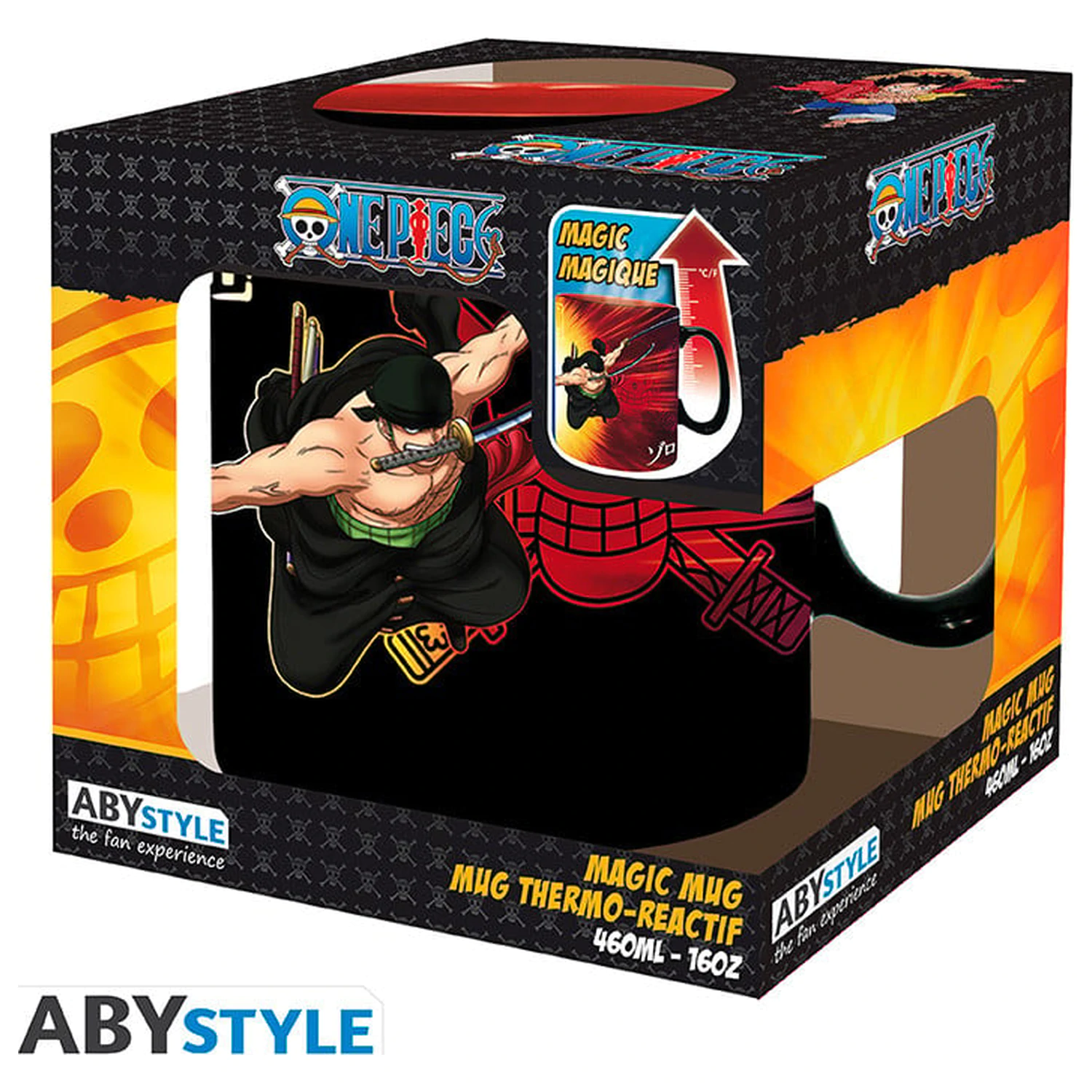 One Piece Zoro & Sanji Proměňovací hrnek 460ml fotografii produktu