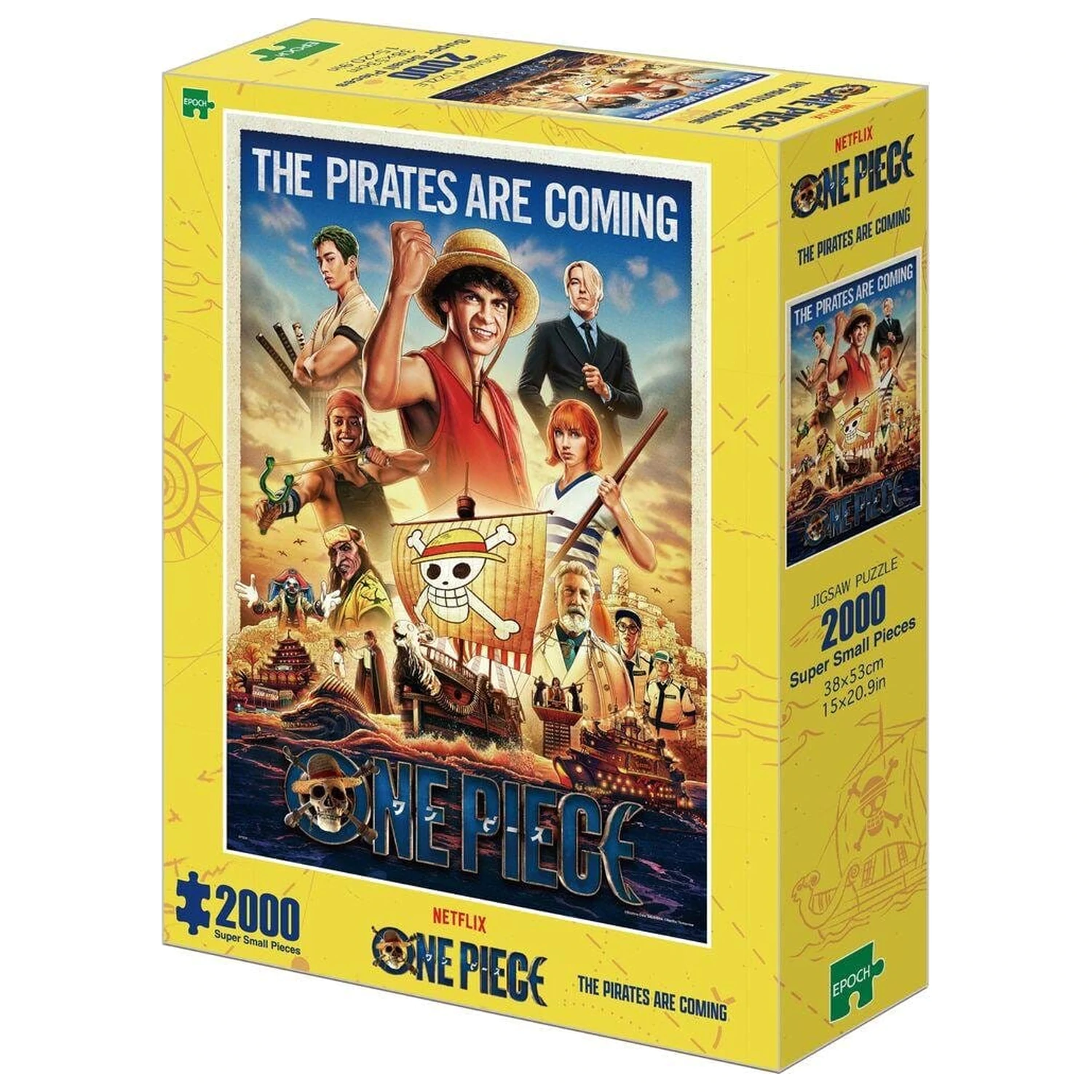 One Piece 2000dílné puzzle The Pirates Are Coming fotografii produktu