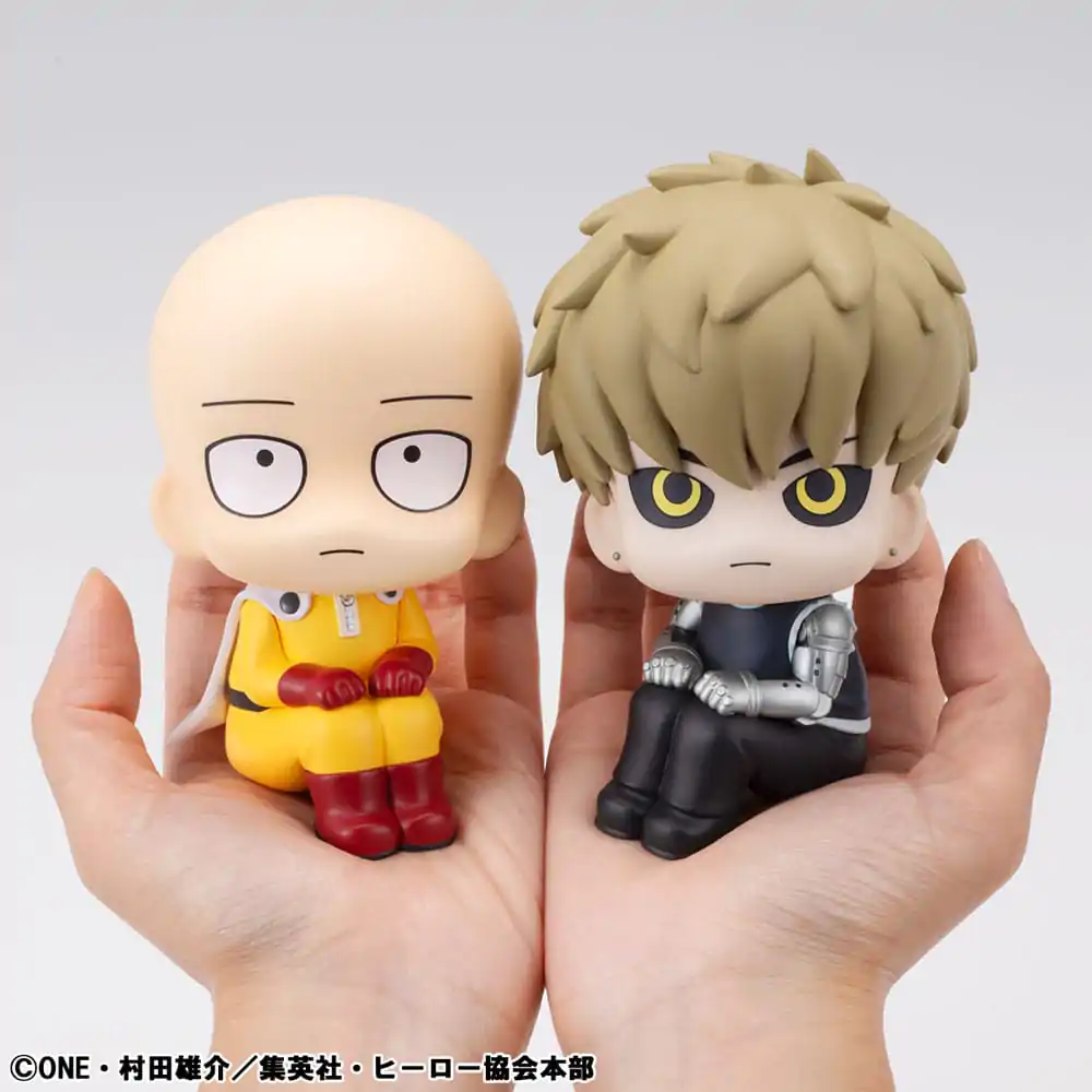 One Punch Man Look Up PVC soška Saitama & Genos 11 cm (s dárkem) fotografii produktu