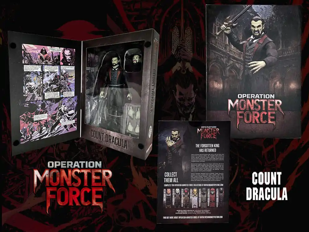 Operation: Monster Force akční figurka 1/12 Count Dracula 15 cm fotografii produktu