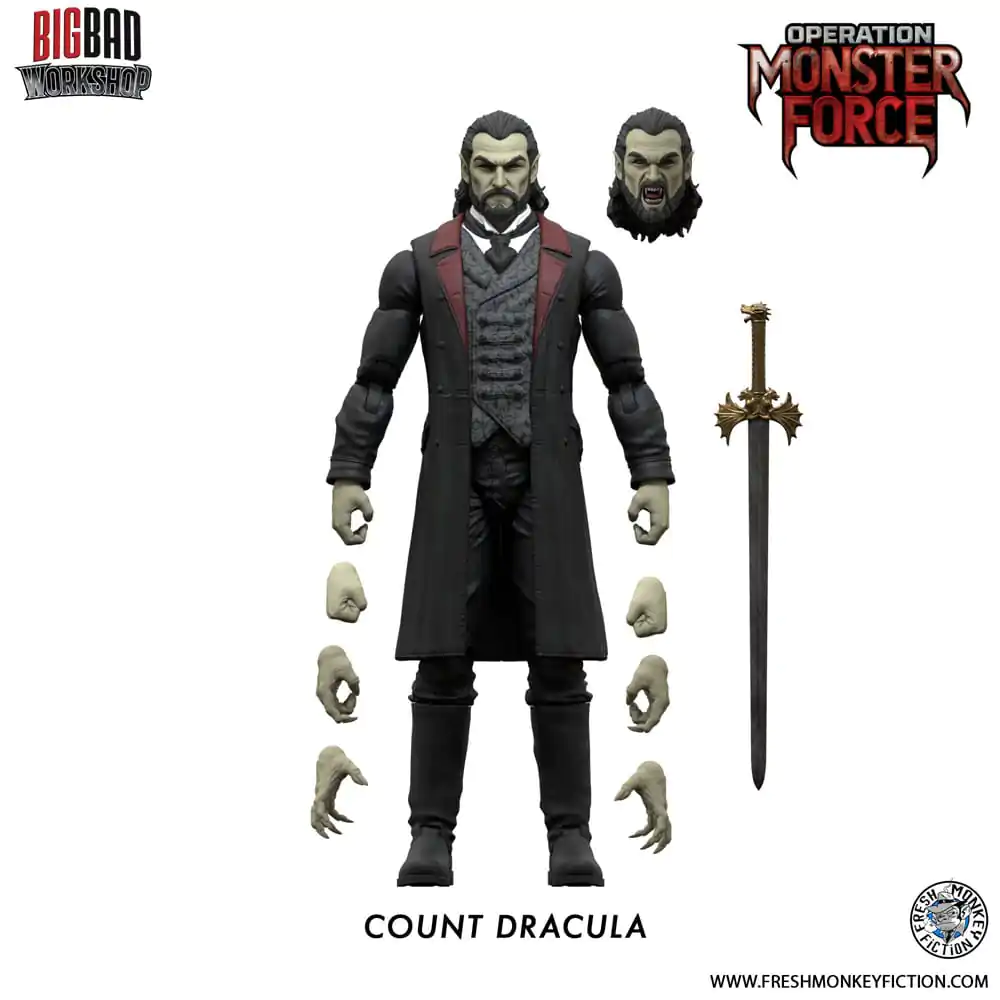 Operation: Monster Force akční figurka 1/12 Count Dracula 15 cm fotografii produktu