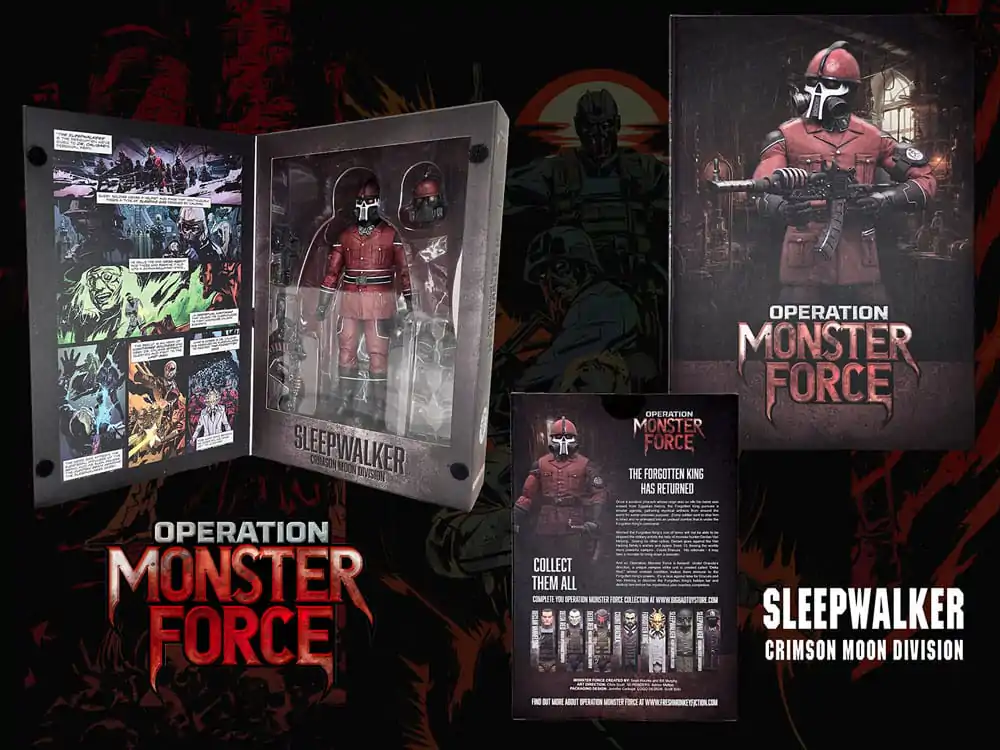 Operation: Monster Force akční figurka 1/12 Sleepwalker Crimson Moon Division 15 cm fotografii produktu