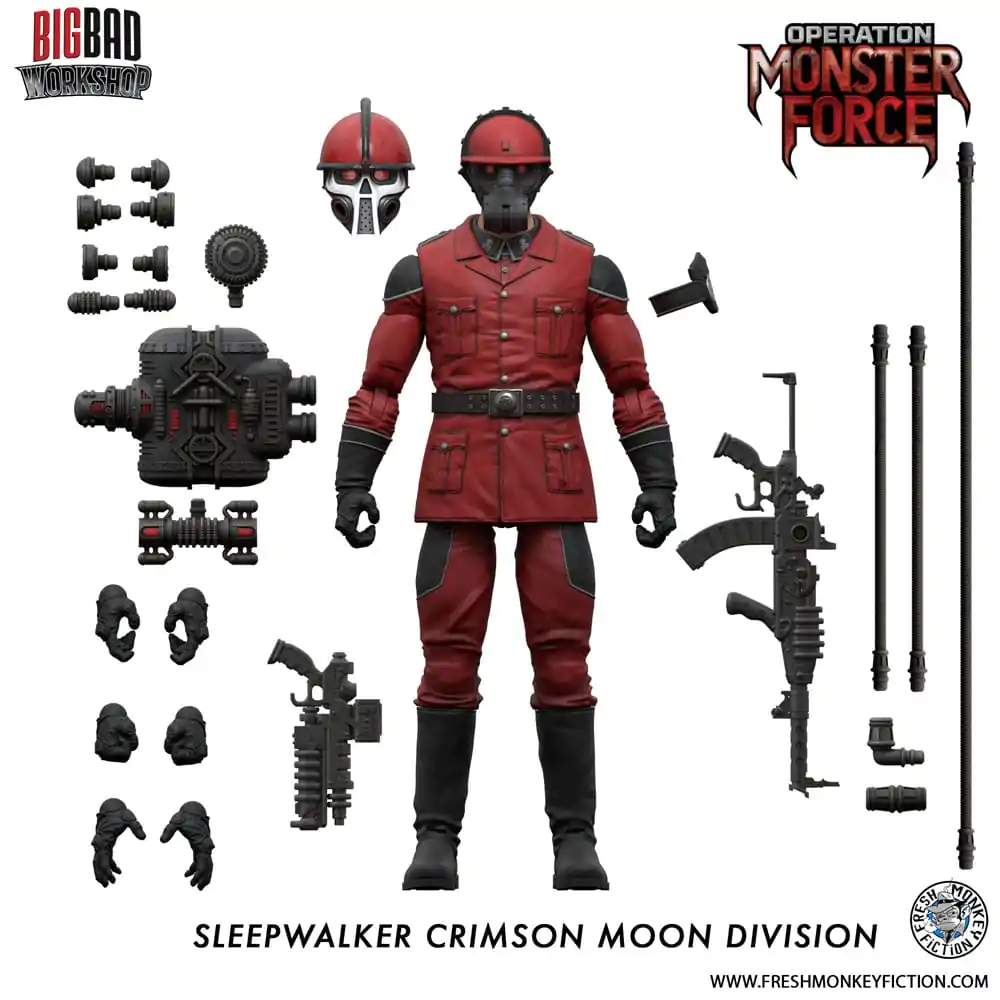 Operation: Monster Force akční figurka 1/12 Sleepwalker Crimson Moon Division 15 cm fotografii produktu