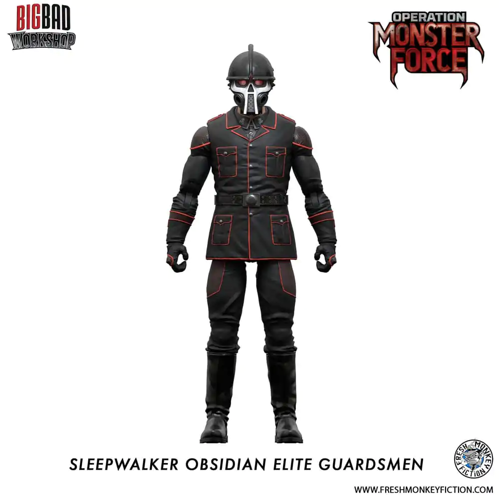 Operation: Monster Force Akční figurka 1/12 Sleepwalker Obsidian Elite Guardsmen 15 cm fotografii produktu