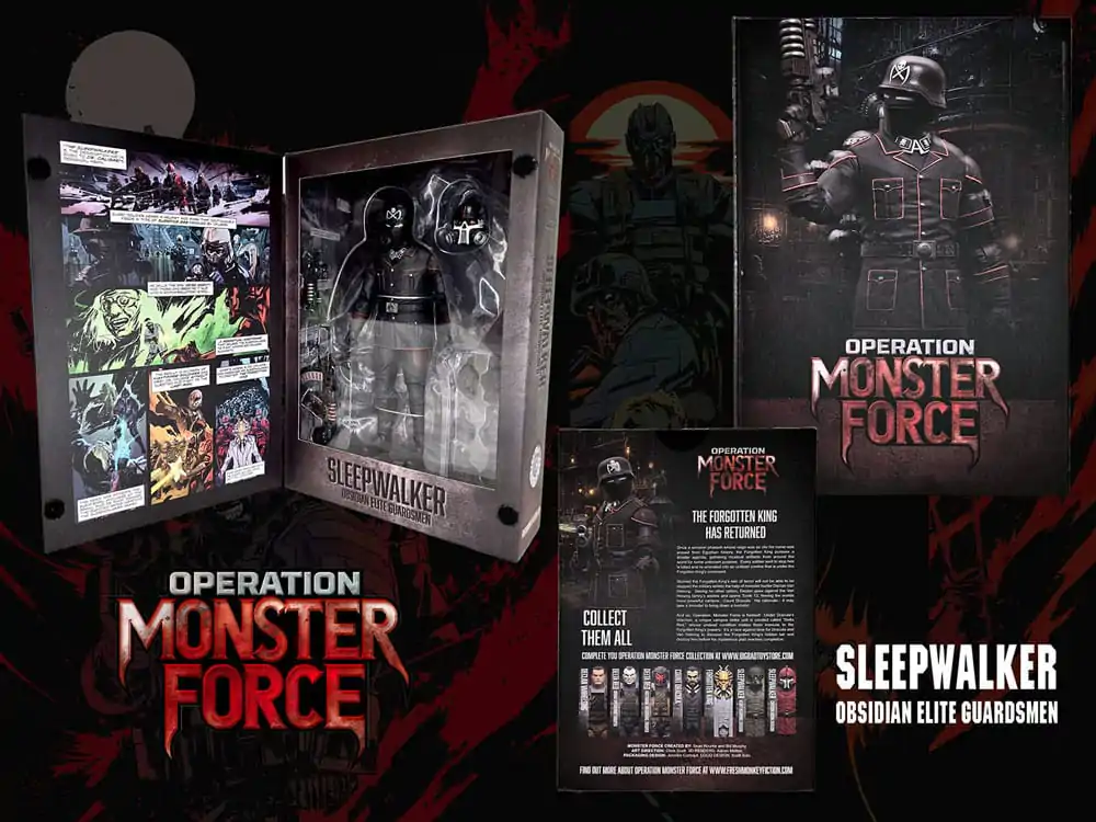 Operation: Monster Force Akční figurka 1/12 Sleepwalker Obsidian Elite Guardsmen 15 cm fotografii produktu